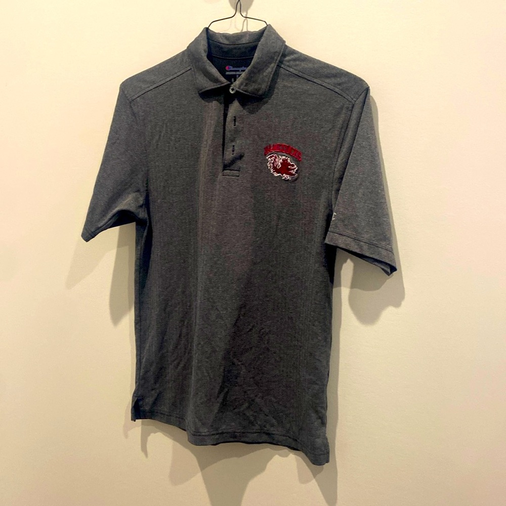 - Champion USC Gamecocks knit shirt. Size medium